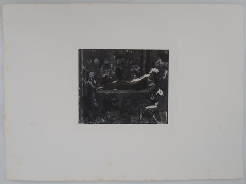 Auguste RODIN : La mort du roi - Héliogravure (détail)