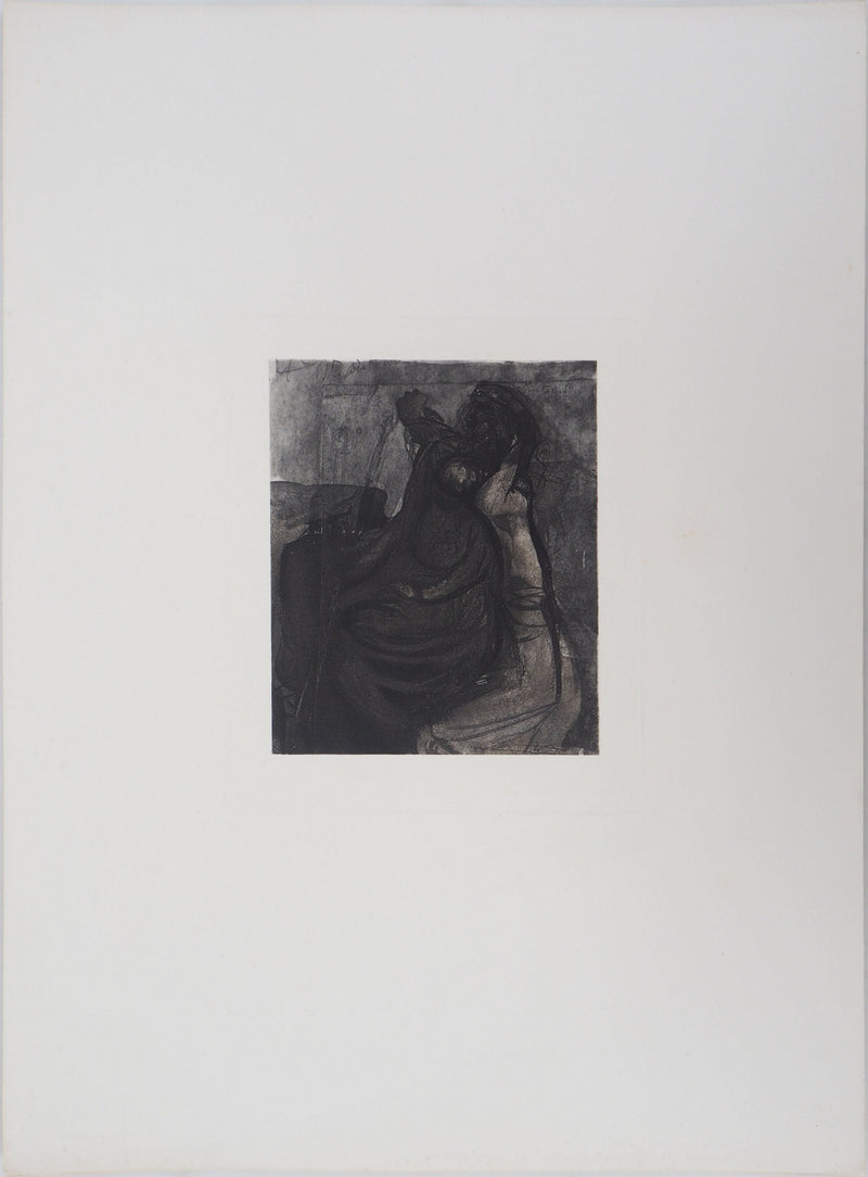 Auguste RODIN : Myrrha - Héliogravure (détail)