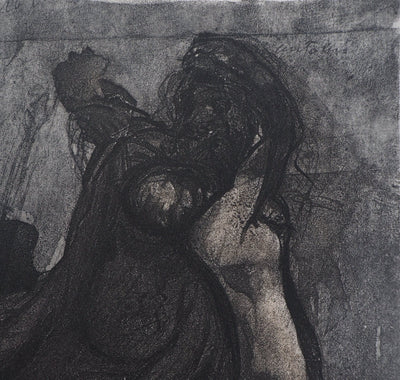 Auguste RODIN : Myrrha - Héliogravure (détail)
