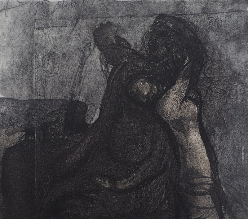 Auguste RODIN : Myrrha - Héliogravure (détail)
