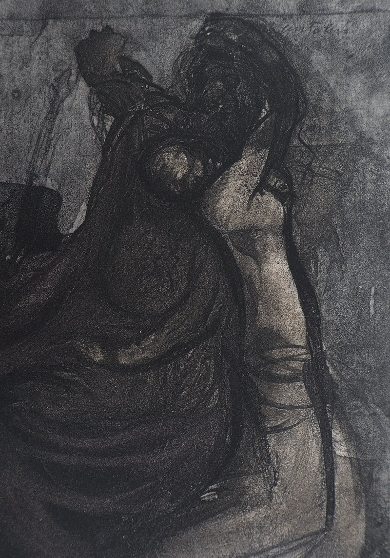 Auguste RODIN : Myrrha - Héliogravure (détail)