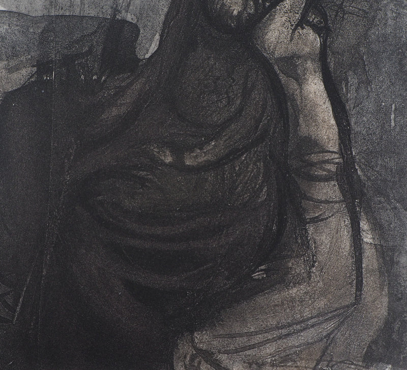 Auguste RODIN : Myrrha - Héliogravure (détail)