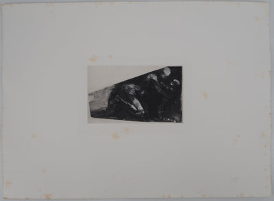 Auguste RODIN : La nativité - Héliogravure (détail)