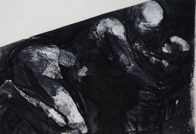 Auguste RODIN : La nativité - Héliogravure (détail)