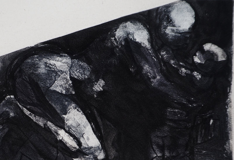 Auguste RODIN : La nativité - Héliogravure (détail)