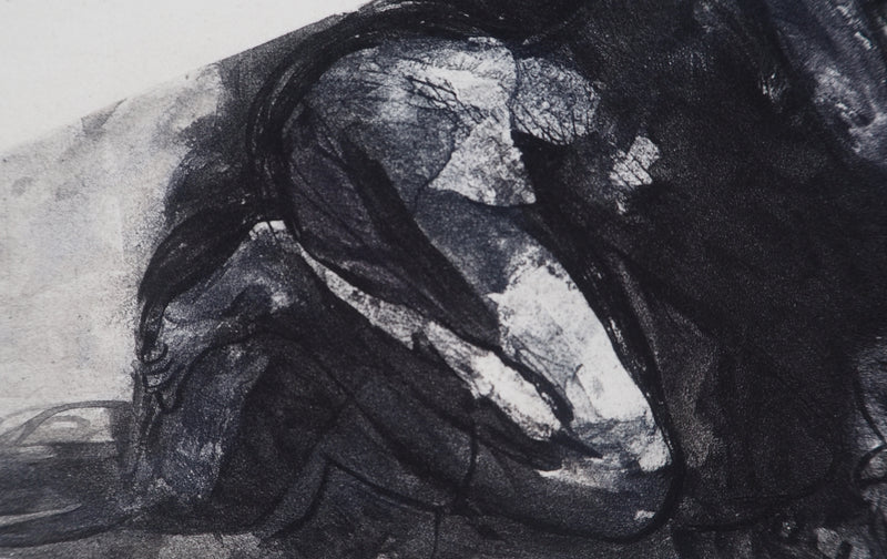 Auguste RODIN : La nativité - Héliogravure (détail)