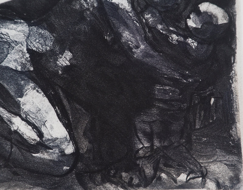 Auguste RODIN : La nativité - Héliogravure (détail)