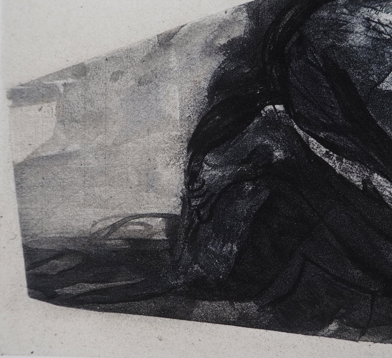 Auguste RODIN : La nativité - Héliogravure (détail)