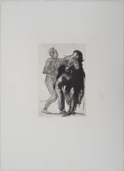 Auguste RODIN : Pastorale - Héliogravure (détail)