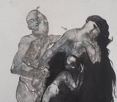 Auguste RODIN : Pastorale - Héliogravure (détail)