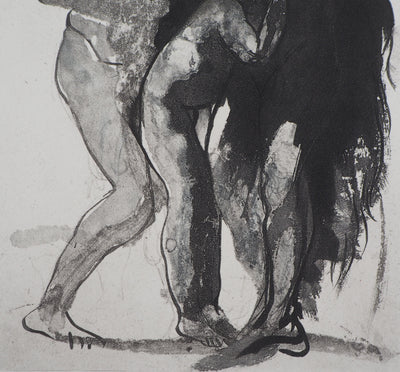 Auguste RODIN : Pastorale - Héliogravure (détail)