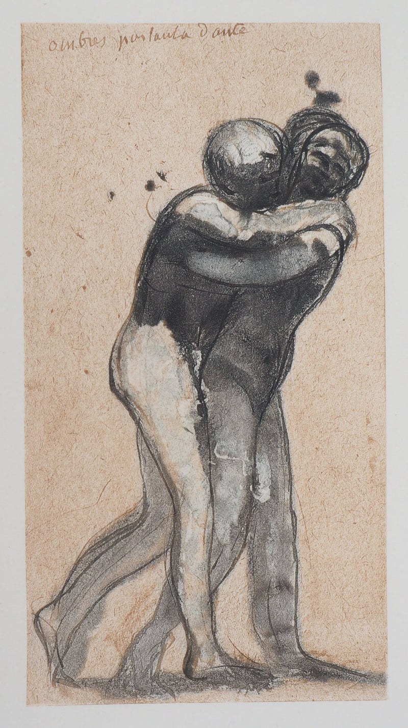 Auguste RODIN : Paul et Françoise de Rimini,  - Héliogravure