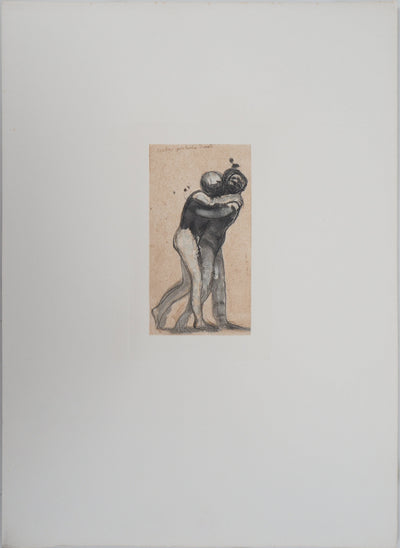 Auguste RODIN : Paul et Françoise de Rimini,  - Héliogravure (détail)