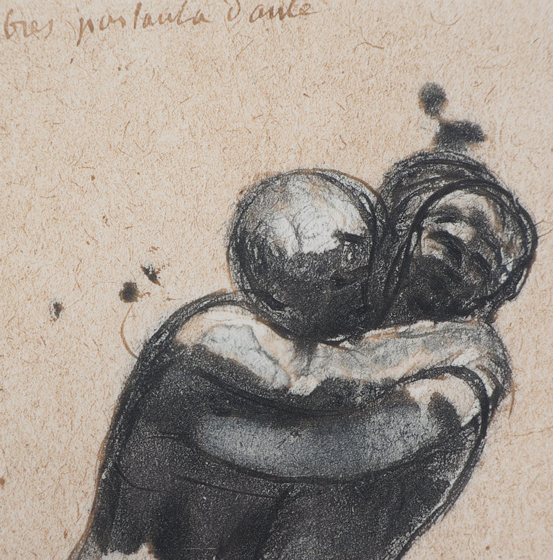 Auguste RODIN : Paul et Françoise de Rimini,  - Héliogravure (détail)