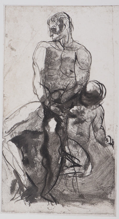 Auguste RODIN : Père et enfant, 1897 - Héliogravure
