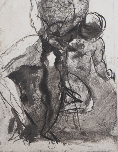 Auguste RODIN : Père et enfant, 1897 - Héliogravure (détail)