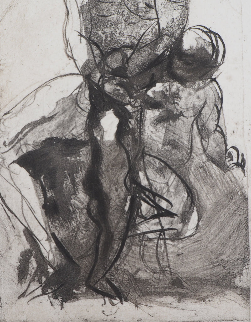 Auguste RODIN : Père et enfant, 1897 - Héliogravure (détail)