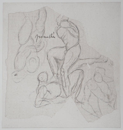Auguste RODIN : Prométhée - Héliogravure