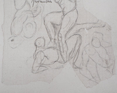 Auguste RODIN : Prométhée - Héliogravure (détail)