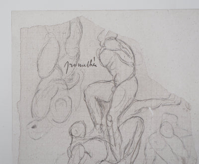 Auguste RODIN : Prométhée - Héliogravure (détail)