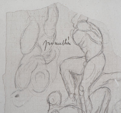 Auguste RODIN : Prométhée - Héliogravure (détail)