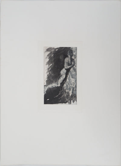 Auguste RODIN : Purgatoire - Héliogravure (détail)