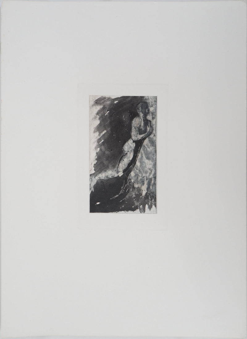 Auguste RODIN : Purgatoire - Héliogravure (détail)