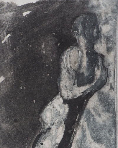 Auguste RODIN : Purgatoire - Héliogravure (détail)