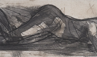 Auguste RODIN : Le repos des amoureux - Héliogravure (détail)