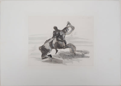 Auguste RODIN : Retour du sabbat - Héliogravure (détail)