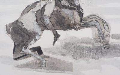Auguste RODIN : Retour du sabbat - Héliogravure (détail)