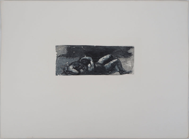 Auguste RODIN : Le sabbat - Héliogravure (détail)