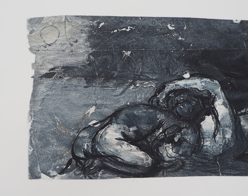Auguste RODIN : Le sabbat - Héliogravure (détail)