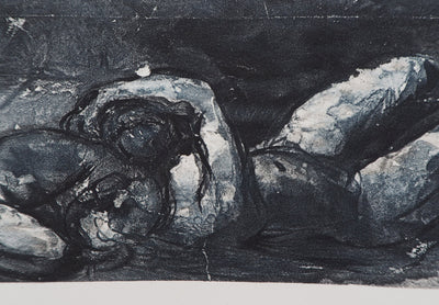 Auguste RODIN : Le sabbat - Héliogravure (détail)