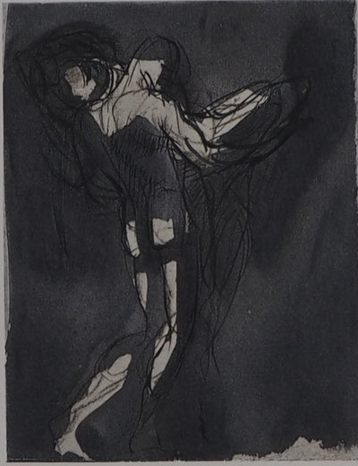 Auguste RODIN : Sujet masculin de dos - Héliogravure