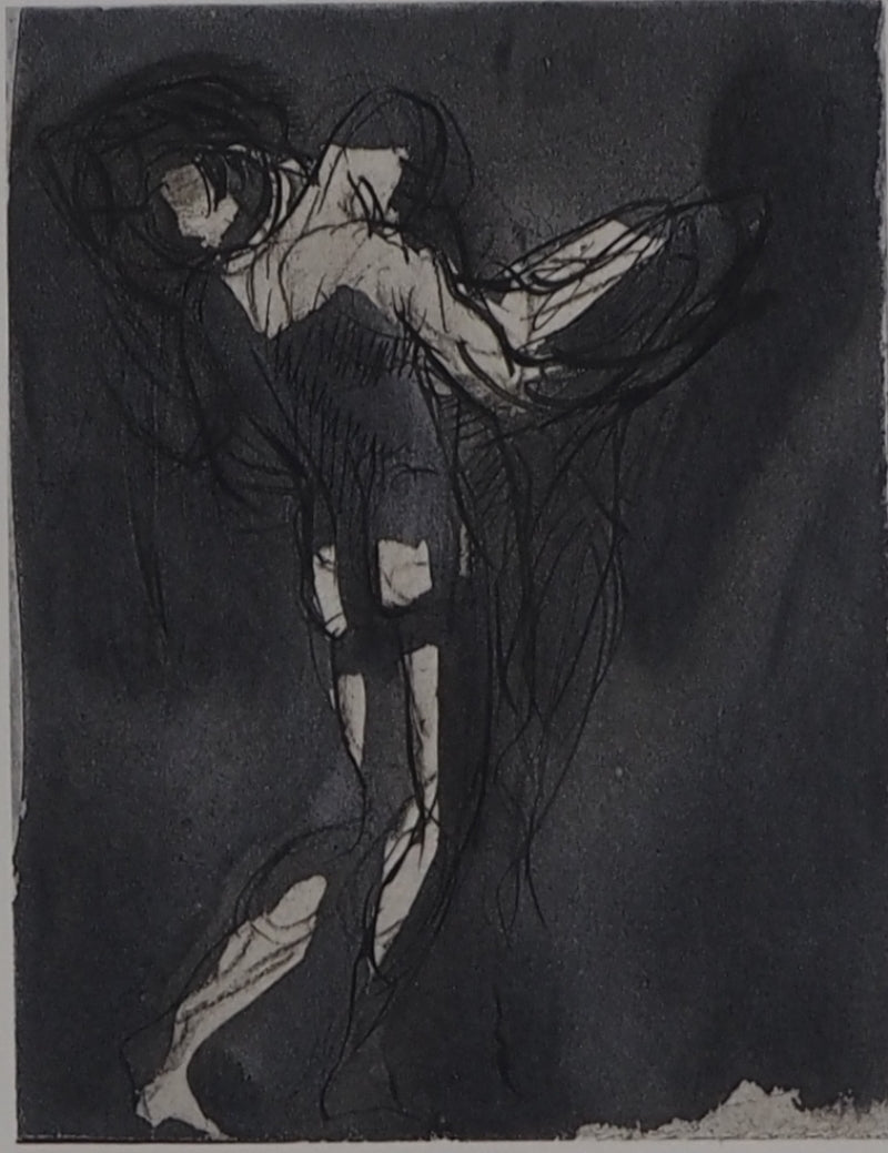 Auguste RODIN : Sujet masculin de dos - Héliogravure