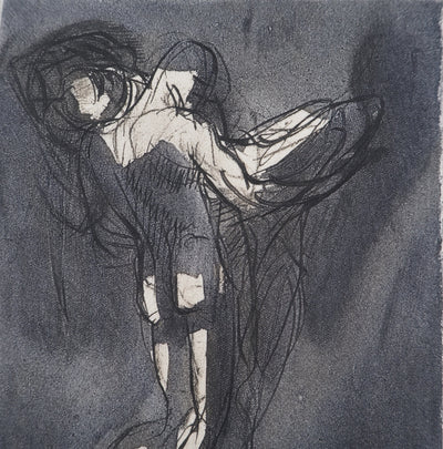 Auguste RODIN : Sujet masculin de dos - Héliogravure (détail)
