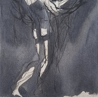 Auguste RODIN : Sujet masculin de dos - Héliogravure (détail)