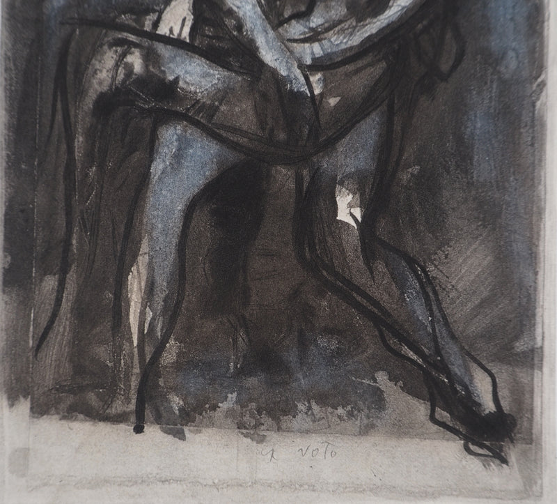 Auguste RODIN : Le tango amoureux - Héliogravure (détail)