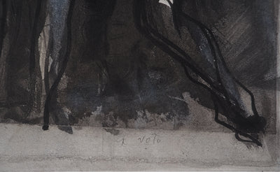 Auguste RODIN : Le tango amoureux - Héliogravure (détail)