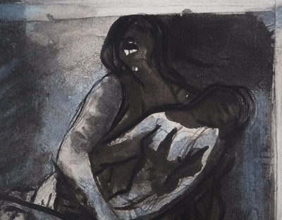 Auguste RODIN : Le tango amoureux - Héliogravure (détail)