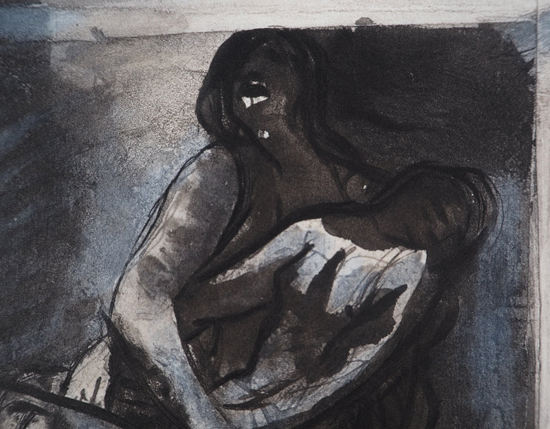 Auguste RODIN : Le tango amoureux - Héliogravure (détail)
