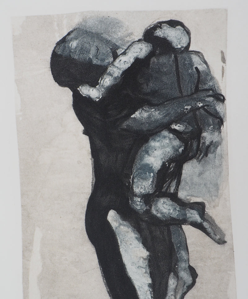 Auguste RODIN : Tendresse maternelle, 1897 - Héliogravure (détail)