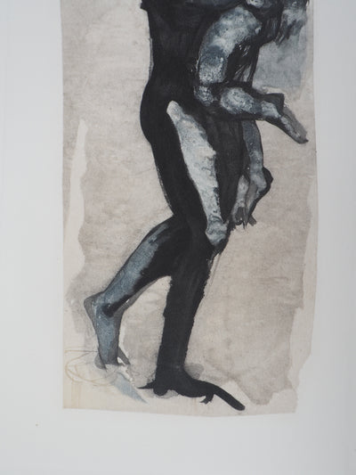 Auguste RODIN : Tendresse maternelle, 1897 - Héliogravure (détail)