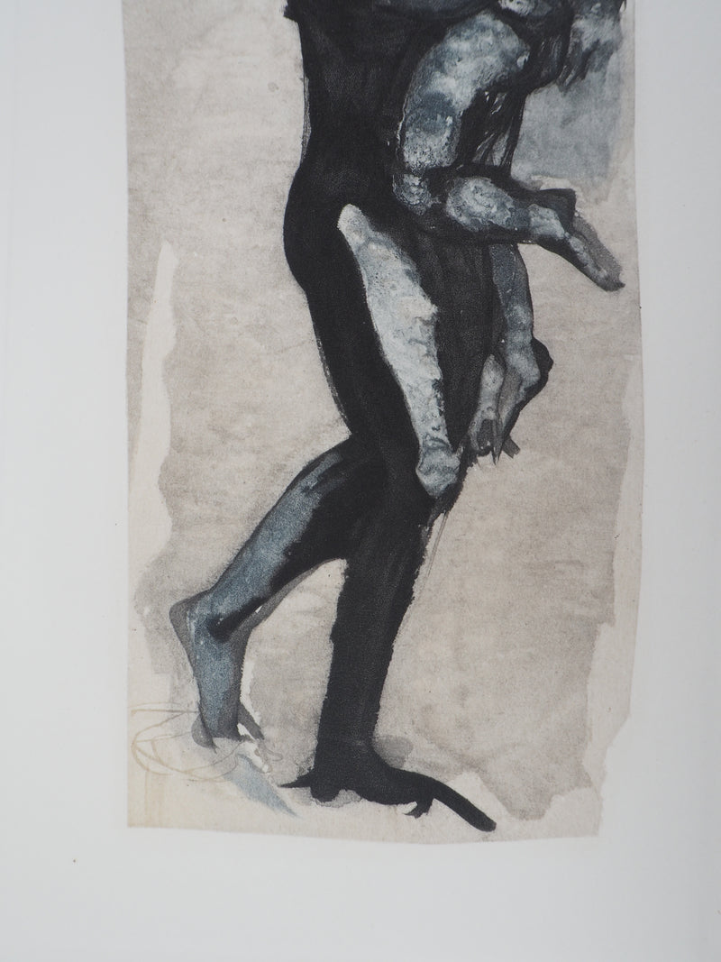 Auguste RODIN : Tendresse maternelle, 1897 - Héliogravure (détail)