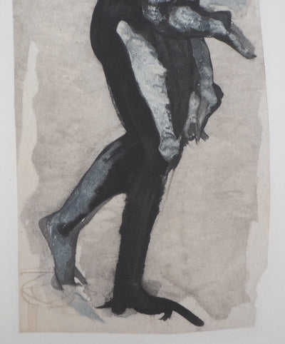 Auguste RODIN : Tendresse maternelle, 1897 - Héliogravure (détail)