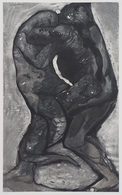 Auguste RODIN : Transmutation de l'homme et du reptile - Héliogravure