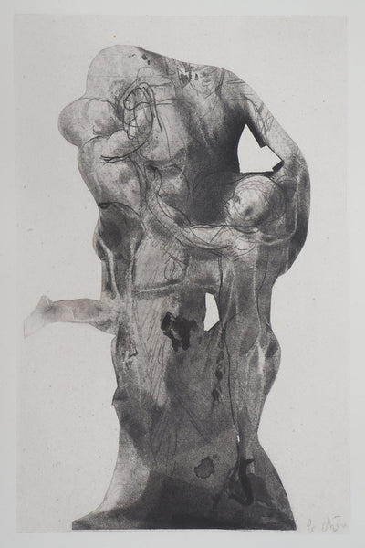 Auguste RODIN : Ugolin emprisonné - Héliogravure