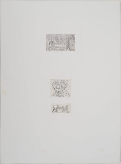 Auguste RODIN : Vénus, étude de vase et bas-relief - Héliogravure (détail)