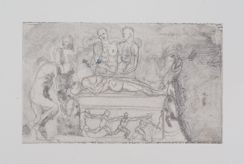 Auguste RODIN : Vénus, étude de vase et bas-relief - Héliogravure (détail)